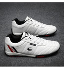 Men's Sports Shoes Leather Waterproof Running Sneakers Luxury Walking Gym Shoes Man Non-slip Training Sneakers Flat Shoes Tennis