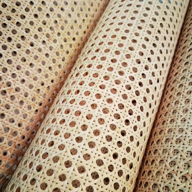 Natural Cane Webbing Sheet, Real Rattan, Webbing Roll, Chair, Table Background, Furniture Material, 30cm, 40cm, 45cm, 50cm, 55cm x 1m 