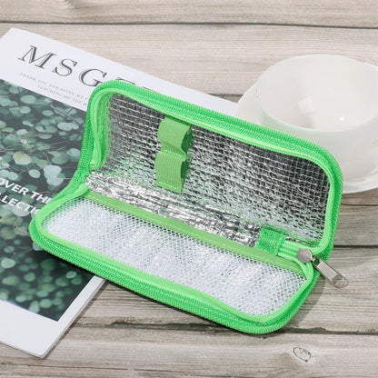 1PC Portable Diabetic Insulin Cooling Bag Protector Pill Refrigerated Ice Pack Medical Cooler Insulation Organizer Travel Case