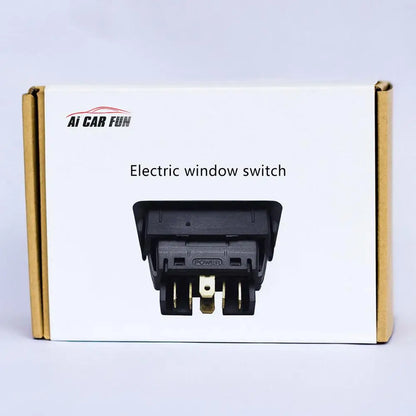 Professional 6Pin DC 12V 24 V Black Car Power Window Switch With Green Lamp Universal 20A Electronic Components Cars Accessories
