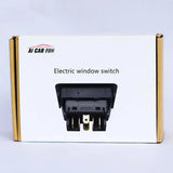 Professional 6Pin DC 12V 24 V Black Car Power Window Switch With Green Lamp Universal 20A Electronic Components Cars Accessories