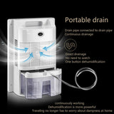 2.2L Intelligent Remote Dehumidifier Air Dryer Purifier Humidity-control Defrost Automatic Shut-down Moisture Absorption Machine