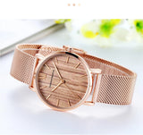 HANNAH MARTIN Women Watch Nordic Minimalist Japan Quartz Movement 3Bar Waterproof Women 36mm Full Rose Gold Dropshipping Watches
