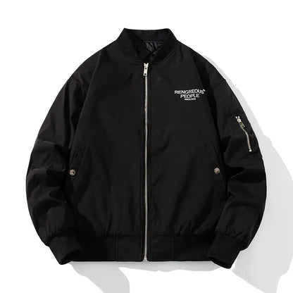 New MA1 men jacket Embroidered Outwear Pilot flight Slim fit patch jackets Autumn thin jacket And Winter warmcoat Motorcycle jac