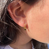 CANNER 925 Sterling Silver French Punk Hip-Hop Geometric Small Hoop Earrings for Women Gold Silver Party Jewelry Accessories