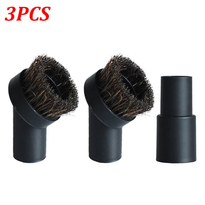 Boquilla de aspiradora universal con cabezal de cepillo de succión para aspiradoras de 32 mm, 35 mm, 1 1/4 pulg. y 1 3/8 pulg., accesorio para rincones de cama y sofá.
