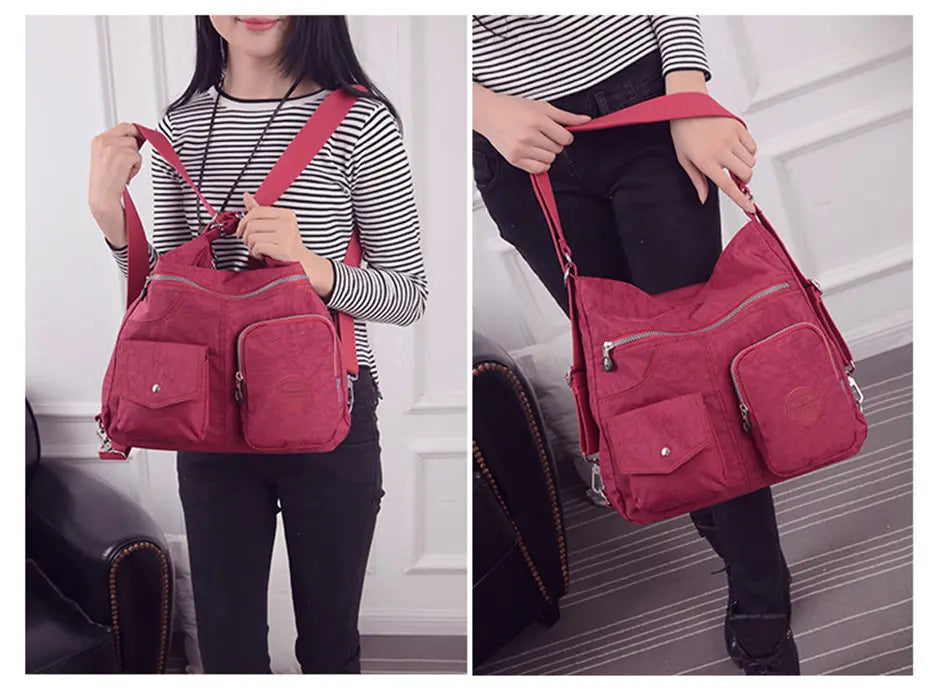 Luxury Handbags Women Bags Designer Waterproof Nylon Cloth Crossbody Bags for Women 2024 Large Capacity Lady Shoulder Bag Tote