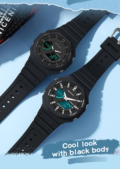 SANDA Outdoor Sports Watches Men Ms LED Digital Watches Military Waterproof Date Electronic Watch Boy Girl Relogio Masculino