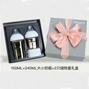 Hegen-Original PPSU Bottle with Storage Lid for Children, Fall-Proof, Baby Bottle, Water Bottle, Gift Box, Original 