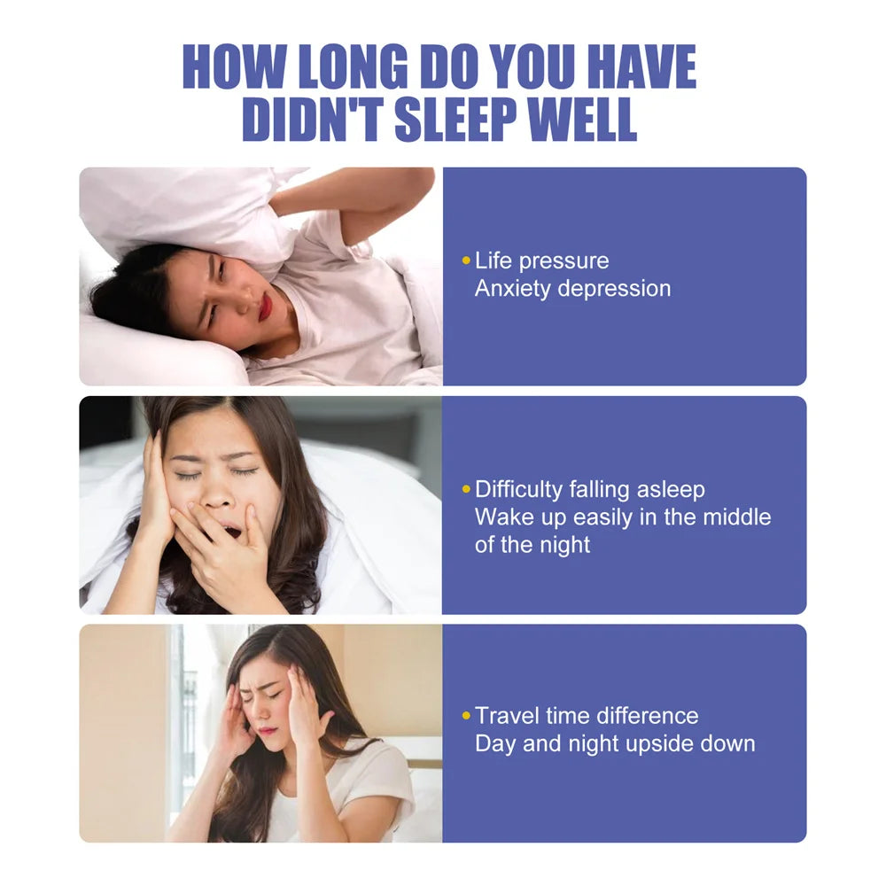 Herbal Medical Stickers, Improve Sleep Quality, Improve Insomnia, Sleeping Patches, Relieve Stress, Anxiety, 28pcs 