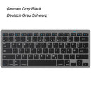 Russian Spanish French German Hebrew Brazil-Portuguese Ultra Slim Universal Wireless Bluetooth Keyboard for iOS Android Win