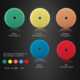 (Single Sale) SPTA 3"(80mm)/5"(125mm)/6"(150mm) Car Buffing Polishing Pads T Shape Sponge For DA/RO/GA Car Buffer Polisher