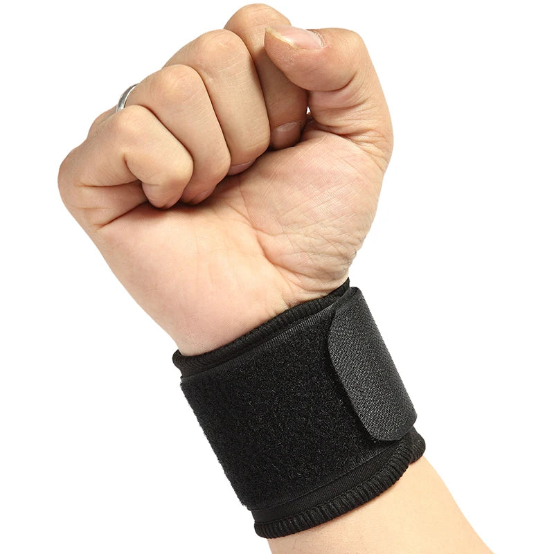 Adjustable Sport Wristbands Wrist Support Bracers For Basketball Volleyball Gym Sports Wrist Protector Breathable Wrap Strap