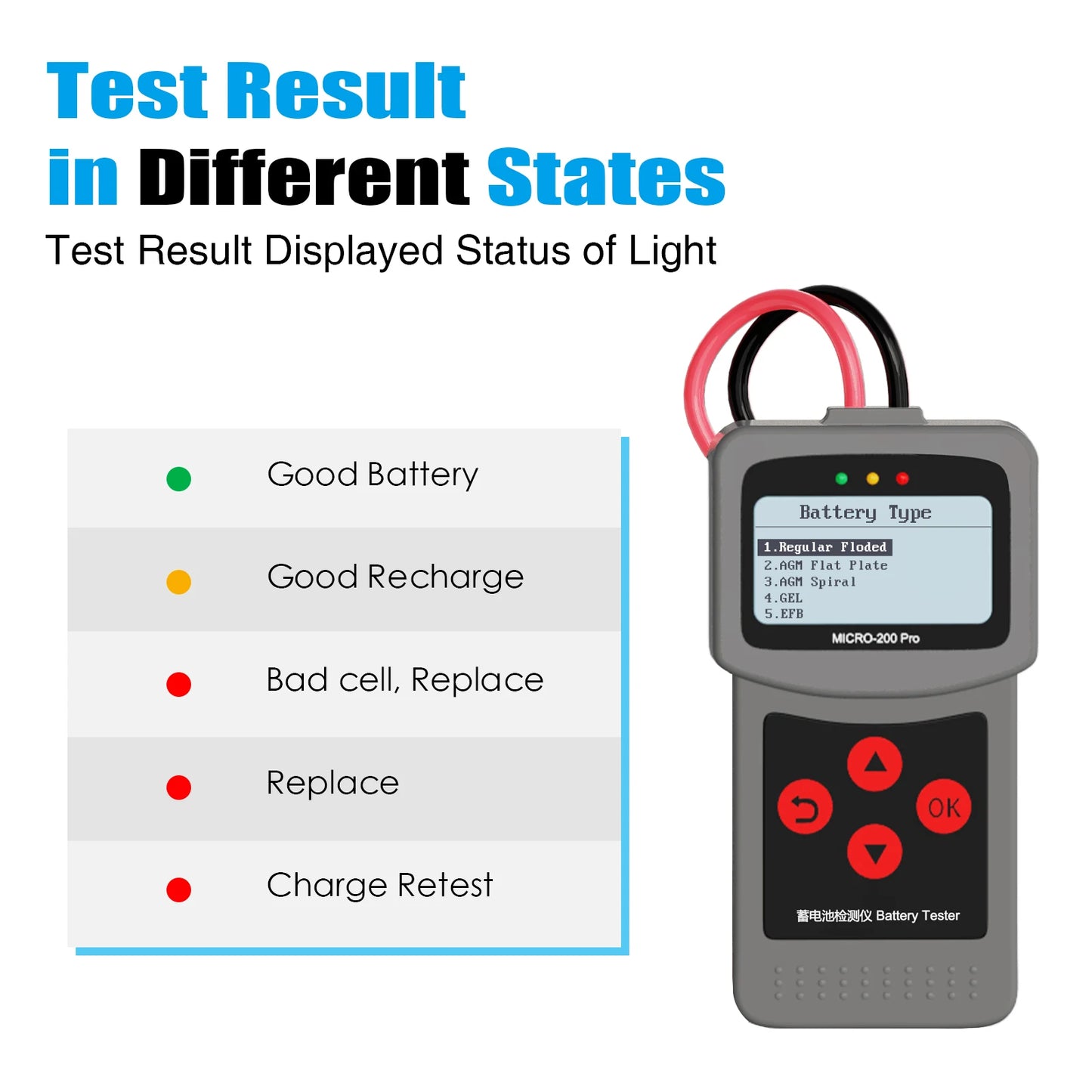 Lancol Micro200Pro 12v Battery Capacity Tester Car Battery Tester For Garage workshop Auto Tools Mechanical