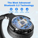 Oneodio Pro C Wireless Bluetooth 5.2 Headphones Over Ear With Microphone Hi-Res Audio Wired&Wireless Headset 110h Playtime AAC