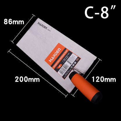 6/7/8 inch Construction Tools Putty Knife Brick Trowel Laying Carbon Steel Blade Pointing Plaster Tool Carbon Steel For Tiling