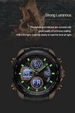 NAVIFORCE Top Brand Luxury Classic Men's Watch Quartz Digital Male Clock Military Sport Silver Stainless Steel Man Wristwatch 9197