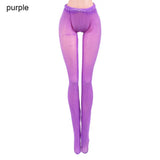 Mini Elastic Leggings Doll Silk Stockings Dolls Pantyhose Colorful Pantyhose Bottoms Socks Miniature Clothes Suits 1/6