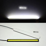 1/2PCS 17cm COB LED 12V Daytime Running Lights Trunk Waterproof Auto Driving DRL Fog Lamp Car Styling Turn Signal Plate Light