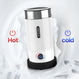 HiBREW Milk Frother Frothing Foamer Chocolate Mixer Cold/Hot Latte Cappuccino Fully Automatic Milk Warmer Cool Touch M1A