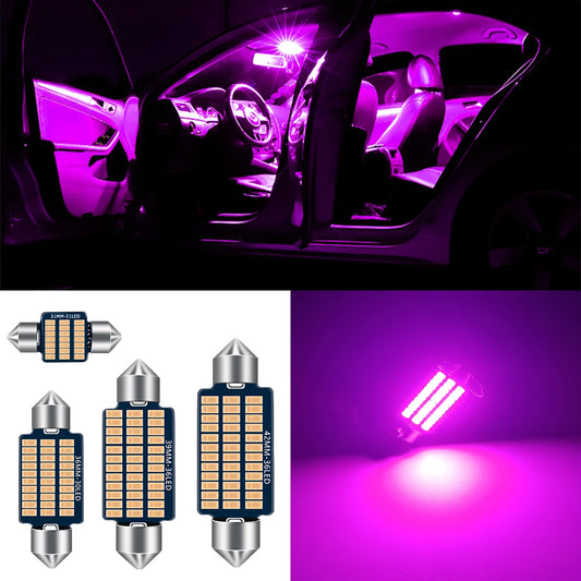 1pcs Festoon 31mm 36mm 39mm 42mm Car Interior Lights Ceiling Light License Plate Lamp Internal Reading Light Map Light Dome Lamp
