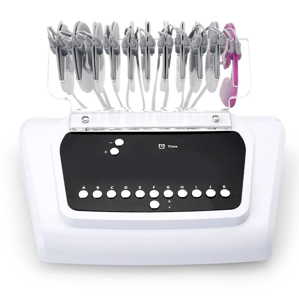 2-in-1 Bio-Microcurrent Body Shape Breast Enhancement Massager Electrostimulation Machine EMS Muscle Stimulator