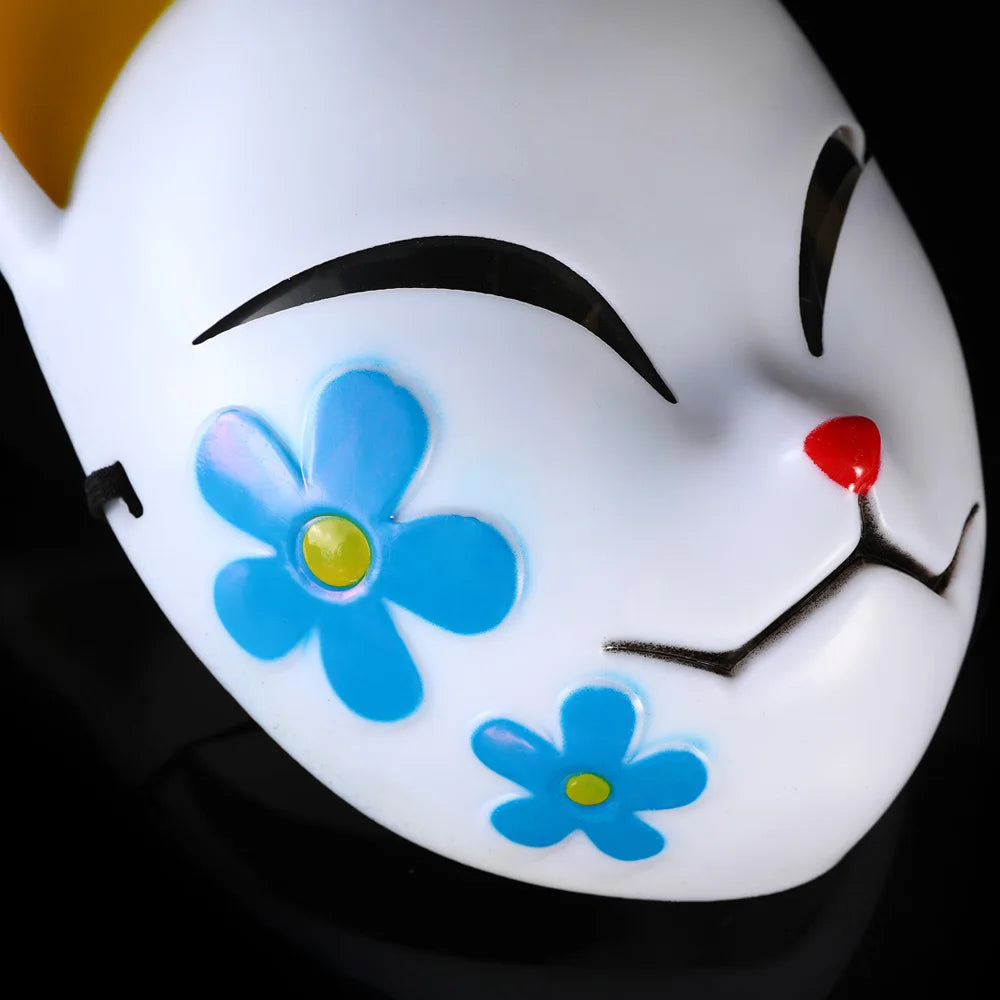 Máscara de Anime Japonês "Raposa Demônio" (Cosplay de Sabito, Makomo ou Tanjiro) – Máscara de Animal em Plástico Reforçado – Acessório de Luxo para Fantasia de Halloween