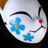 Máscara de Anime Japonês "Raposa Demônio" (Cosplay de Sabito, Makomo ou Tanjiro) – Máscara de Animal em Plástico Reforçado – Acessório de Luxo para Fantasia de Halloween