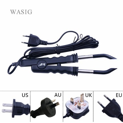 Profissional calor constante placa plana fusão extensão do cabelo queratina ligação ferramenta do salão de beleza varinha de ferro calor