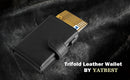 YATBEST Card Holder Wallet  Slim Minimalist Pop Up Leather Men Wallets RFID Blocking Metal Bank Card Case with Coins Pocket
