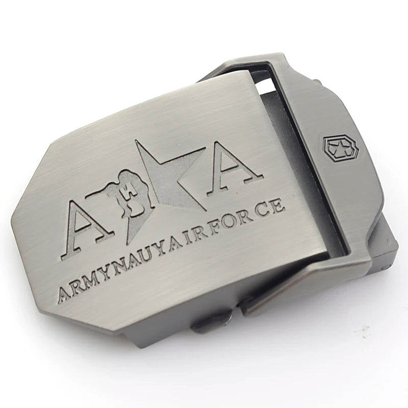 Men's & women's belt buckle tactical fashion suitable for canvas cotton belt 38MM-40MM belt zinc alloy quick release men's belt