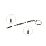 Destornillador de gafas 3 en 1, Kit de reparación de relojes con llavero, herramientas manuales portátiles, destornillador de precisión