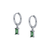 CANNER 925 Sterling Silver French Punk Hip-Hop Geometric Small Hoop Earrings for Women Gold Silver Party Jewelry Accessories