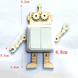 Montessori Busy Board Accessories Wood DIY Toy Material Education Activity Board Parts Toys For Children Basic Skills Learning
