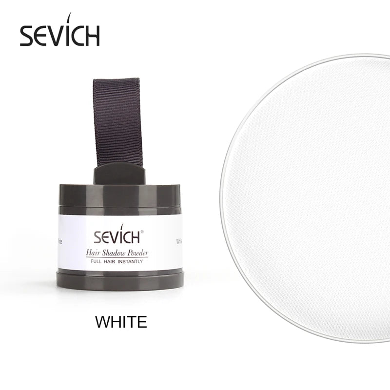Pó para Preenchimento de Raiz Sevich 4g – Maquiagem Unissex para Disfarçar Falhas no Couro Cabeludo e Contornar a Linha do Cabelo – Cobertura Natural