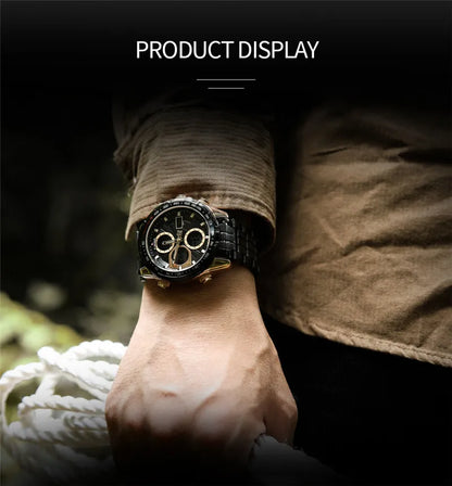 NAVIFORCE Top Brand Luxury Classic Men Watch Quartz Digital Male Clock Military Sport Silver Stainless Steel Man Wristwatch 9197