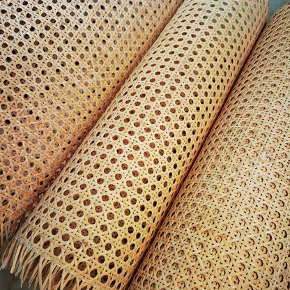 Rattan real natural do rolo da correia da cana de 60cm x 1-3 medidores para material da mobília da tabela da cadeira