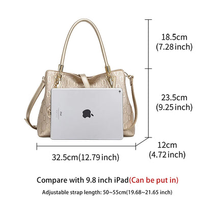 FOXER Brand Women Cowhide Women's Shoulder Bag Female Split Leather Handbag Fashion Lady Tote Large Capacity Top Handle Bag