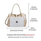 FOXER Brand Women Cowhide Women's Shoulder Bag Female Split Leather Handbag Fashion Lady Tote Large Capacity Top Handle Bag