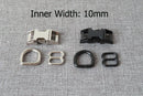 1Set Strong Hardware Metal Straps Slider D Ring Release Belt Buckle For Cat Pet Dog Collar Harness Paracord Sewing Accessory