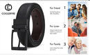 Men Belt Business Dress Belts for Men  Genuine Leather Belt Reversible Buckle Brown and Black Fashion Work Casual HQ111