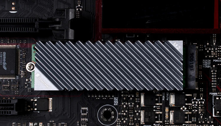 JONSBO M.2 2280 Solid State Hard Disk Aluminum Heatsink with Thermal Pad for m2 Desktop PC Thermal Gasket PC Accessories