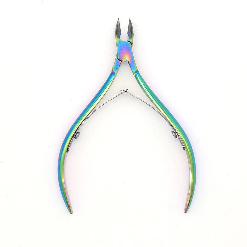 Nail Manicure Scissors Cuticle Cutter Nails Cuticle Nippers Dead Skin Remover Pedicure Stainless Steel Cutters Tools