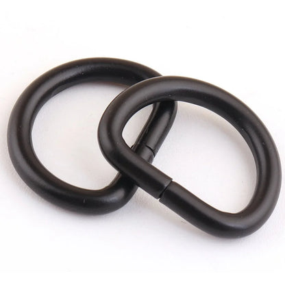 10pcs Metal D Ring Heavy Duty Strong Webbing Dee Ring Buckle for Bag Strap Belt Purse DIY Bag Accessories