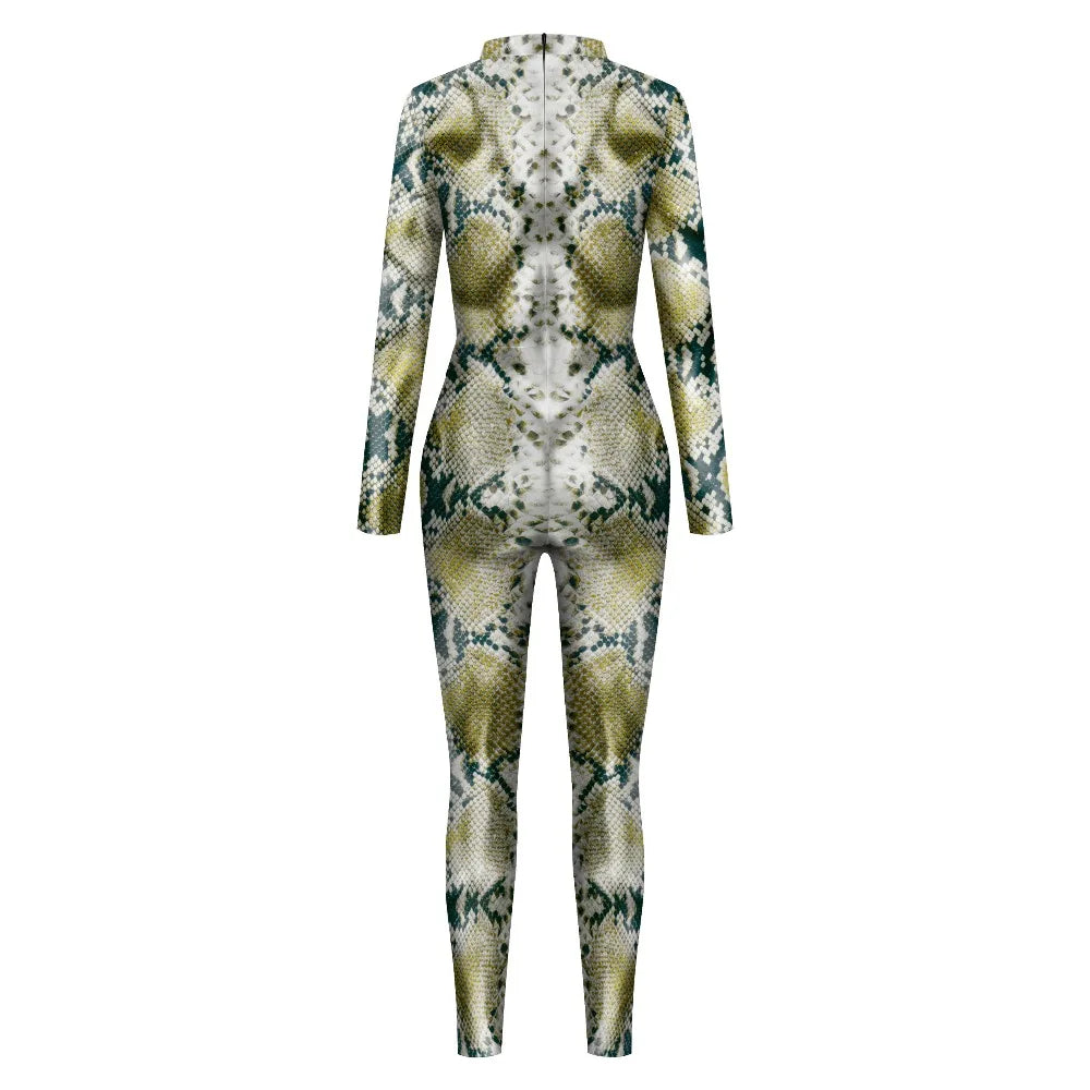 VIP FASHION 2025 Halloween Costumes for Men Animal Fox Cosplay Bodysuit Giraffe Leopard Zentai Jumpsuits Party Funny Male Outfit