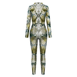 VIP FASHION 2025 Halloween Costumes for Men Animal Fox Cosplay Bodysuit Giraffe Leopard Zentai Jumpsuits Party Funny Male Outfit