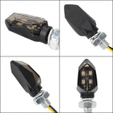 LED Turn Signal Light Super Bright 2pcs Motorcycle Mini Universal Led Motorbike  Lampe Amber Blinker LED Indicators Light