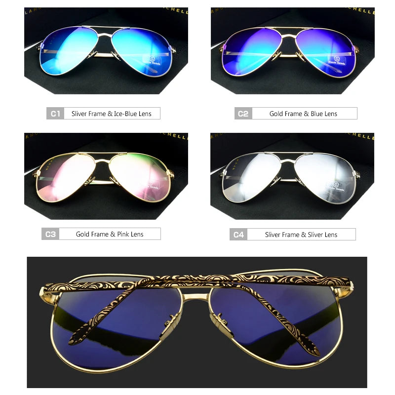 High Quality Pilot Sunglasses Women Polarized UV400 Sunglass Mirror Vintage Sun Glasses 2020 Sunglasses Woman With Box