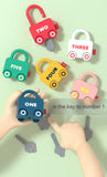Children Lock DIY Busy Board Baby Montessori Teaching Aid Games  Lock Cognition Toy Kids Education Motor Skill Toys Busyboards