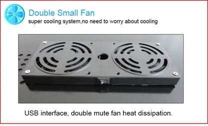 Adjustable Laptop Desk Stand Cooler fan Portable Ergonomic Lapdesk For Bed Sofa PC Notebook Table Desk With Mouse Pad Aluminum